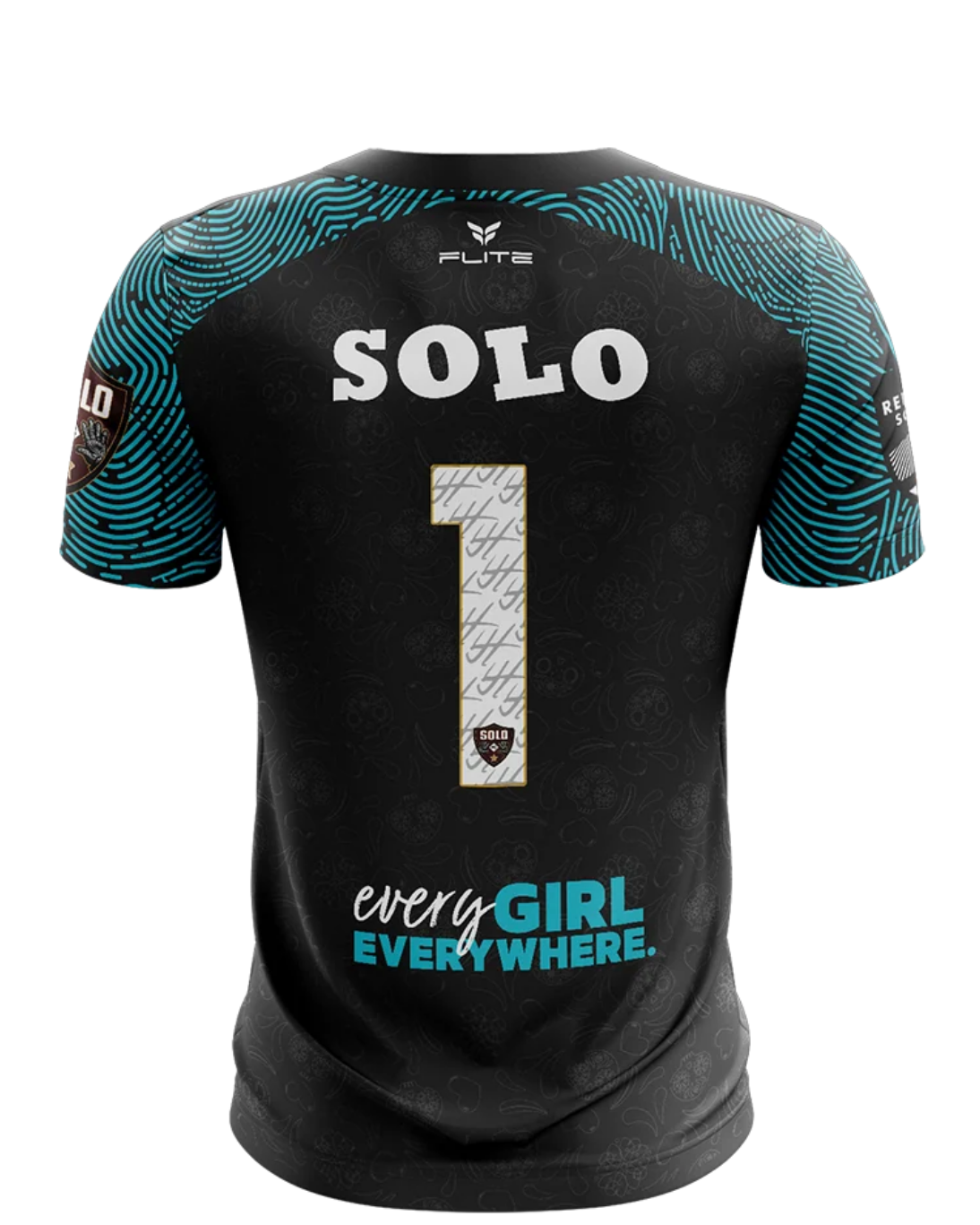 SHEBELONGS X SOLO JERSEY SS (BLACK)